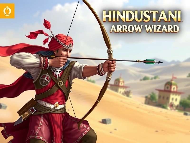 Hindustani Arrow Wizard Gameplay Screenshot - Rajasthan Desert Level